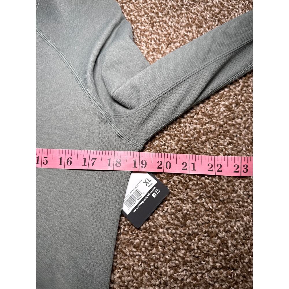 NWT 90 Degree‎ by Reflex seamless zaia agave green long sleeve shirt womens XL - Picture 7 of 9